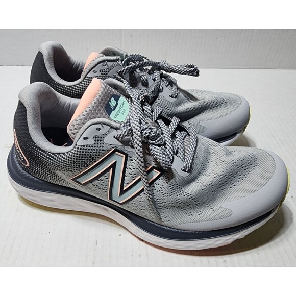 New Balance W680LG7 Women Running Shoes Gray Size 8 - Picture 12 of 14